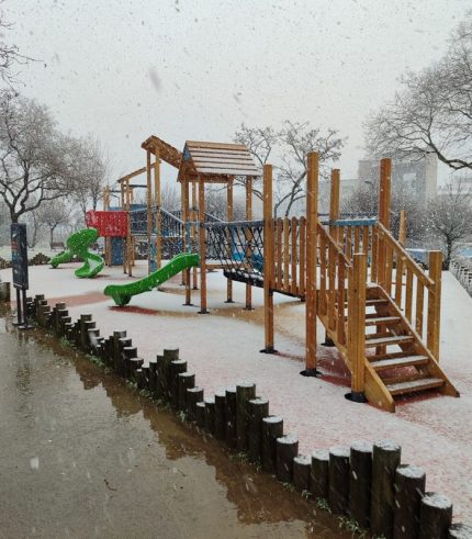 Ahşap Park Tipi Büyük Oyun Kompleksi AK1141
