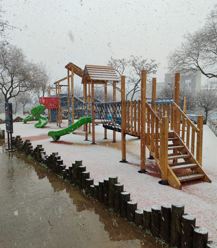 Ahşap Park Tipi Büyük Oyun Kompleksi AK1141