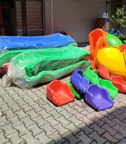 Plastik Kaydırak ve Salıncak Koltuğu Grubu AK1168